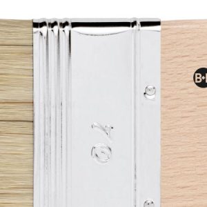 PENNELLESSA B&B SERIE 170 spalter in setola bionda naturale manico in legno