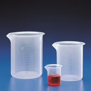 BECHER GRADUATI FORMA BASSA - POLIPROPILENE